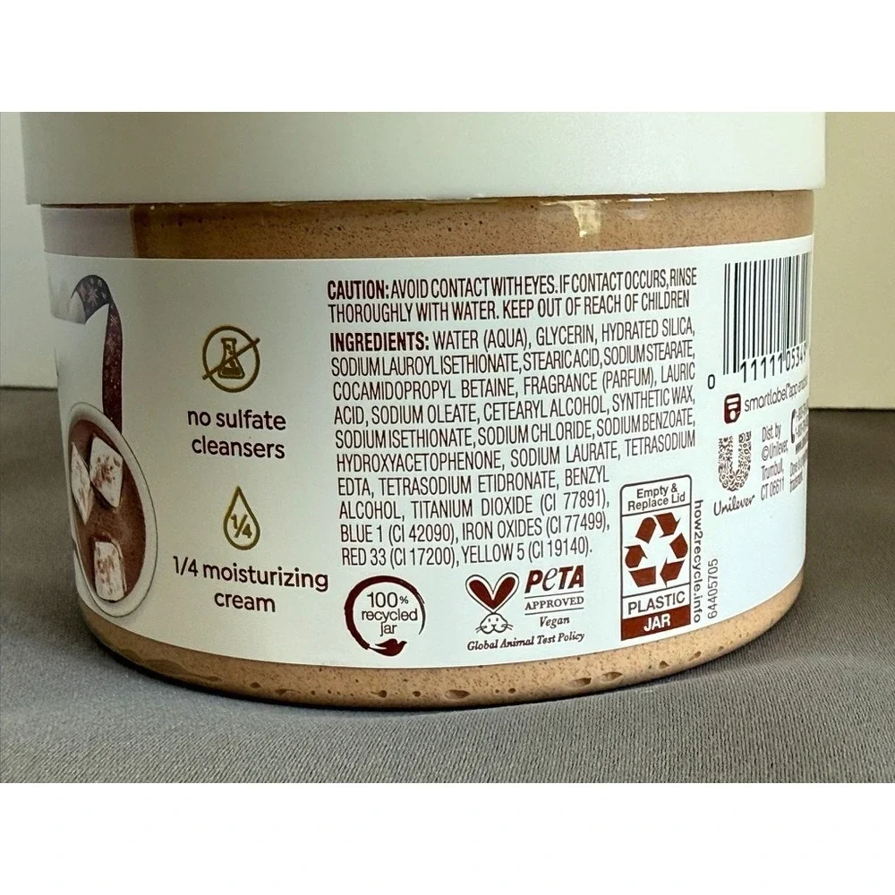 Set of 2 Dove HOT COCOA SWIRL Limited Edition Body Scrub 10.5 oz Holidays Winter